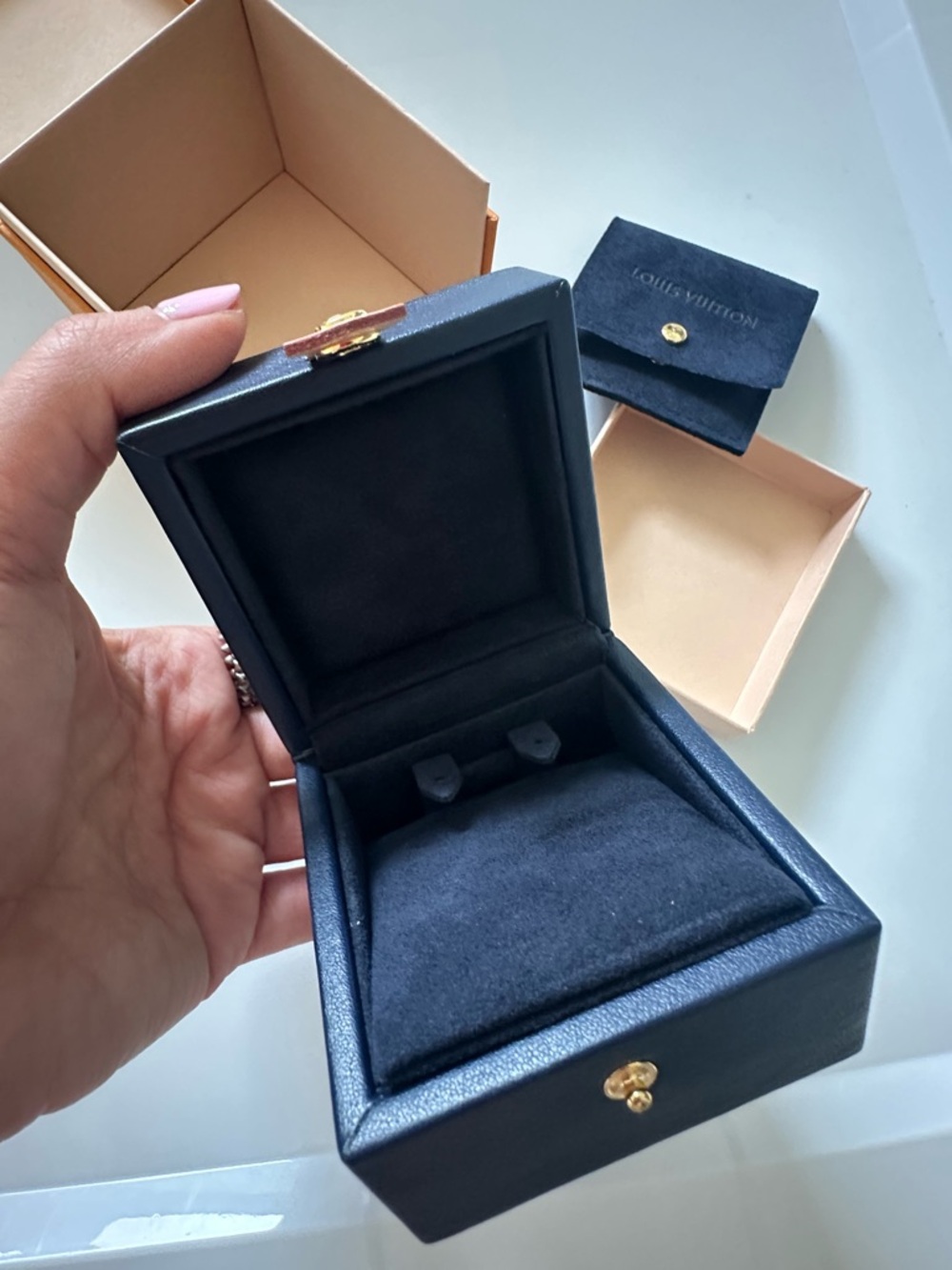 Louis Vuitton Orange Square Jewelry Box - Picture 5 of 7